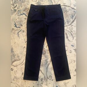 Talbots Navy Straight-Leg Pant. NWT